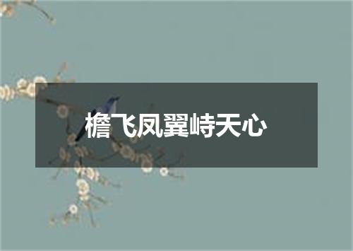 檐飞凤翼峙天心