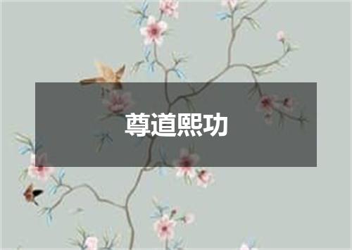尊道熙功
