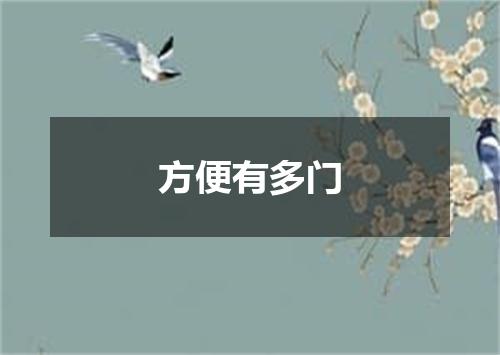 方便有多门