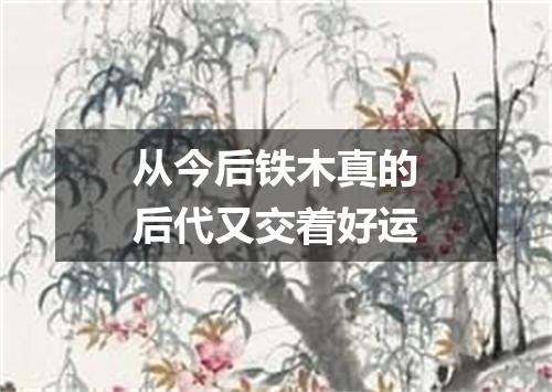 从今后铁木真的后代又交着好运