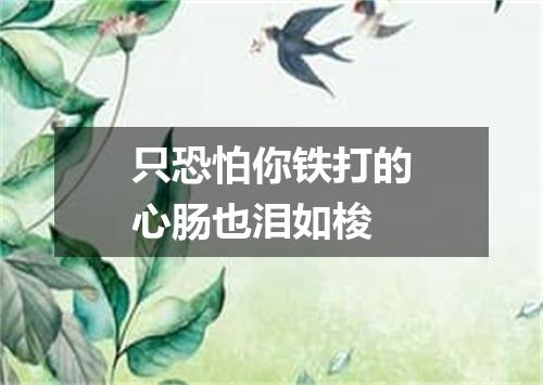 只恐怕你铁打的心肠也泪如梭