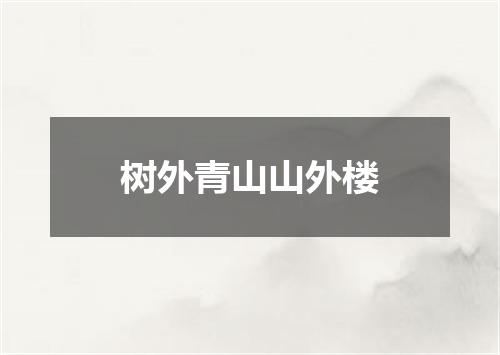树外青山山外楼