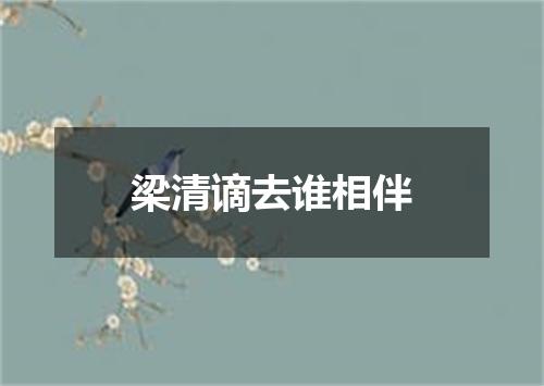 梁清谪去谁相伴