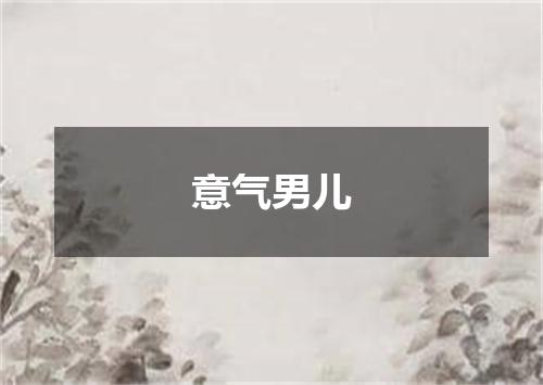 意气男儿