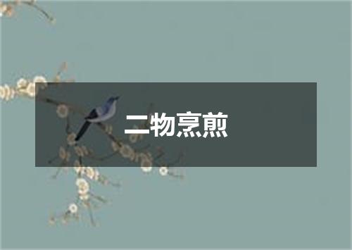 二物烹煎