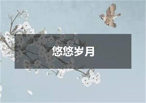 悠悠岁月