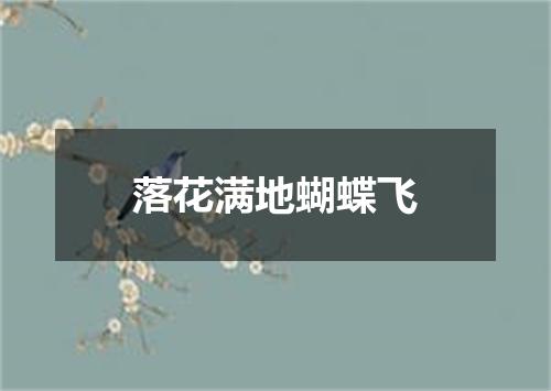 落花满地蝴蝶飞