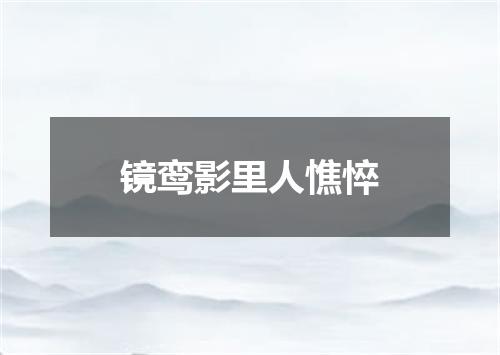 镜鸾影里人憔悴