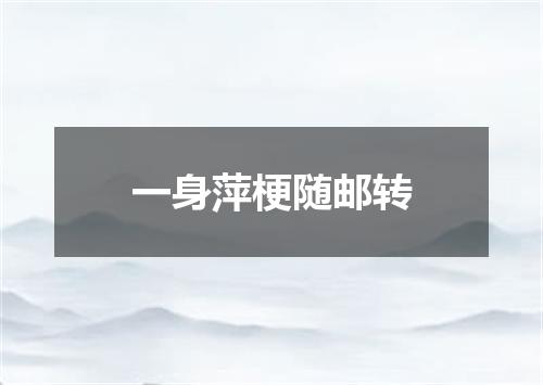 一身萍梗随邮转