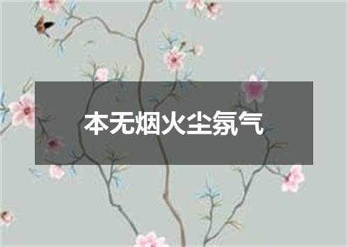 本无烟火尘氛气