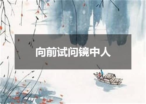 向前试问镜中人