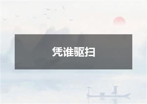 凭谁驱扫