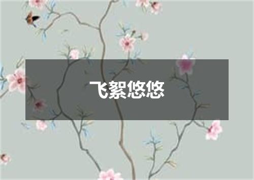 飞絮悠悠