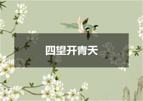 四望开青天