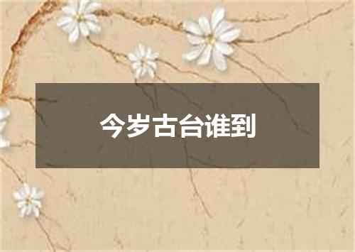 今岁古台谁到