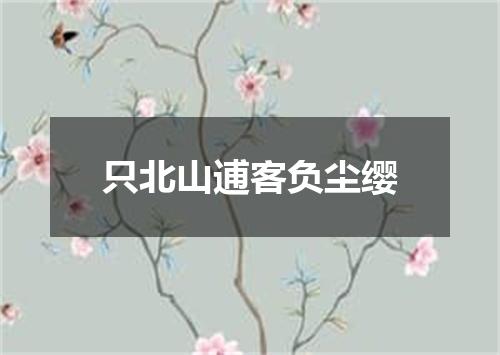 只北山逋客负尘缨