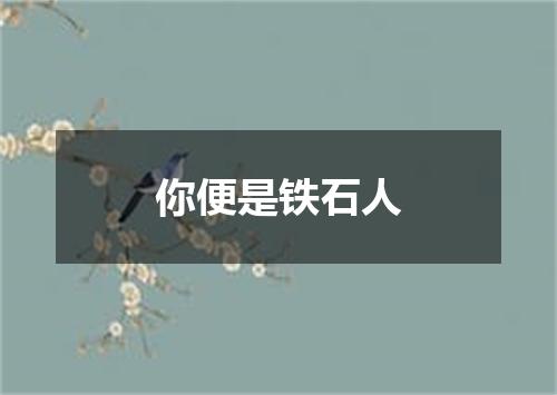 你便是铁石人