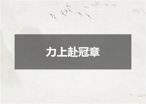 力上赴冠章