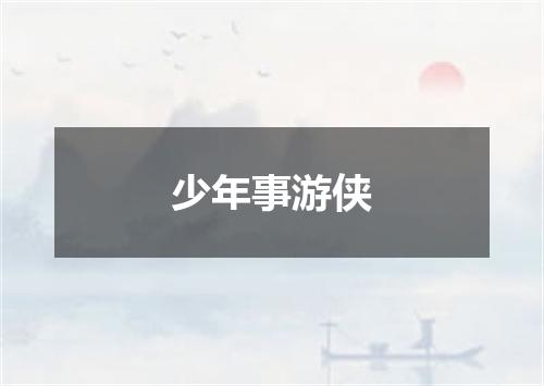 少年事游侠