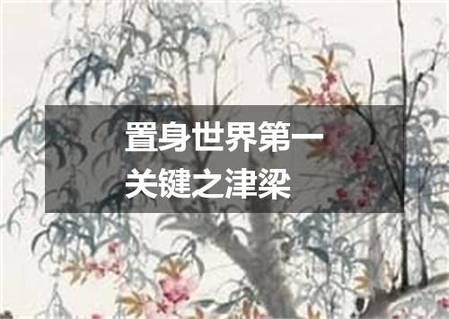 置身世界第一关键之津梁