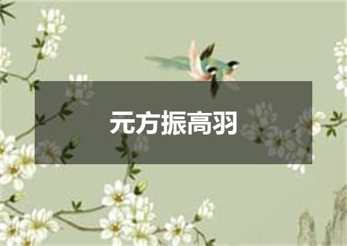 元方振高羽