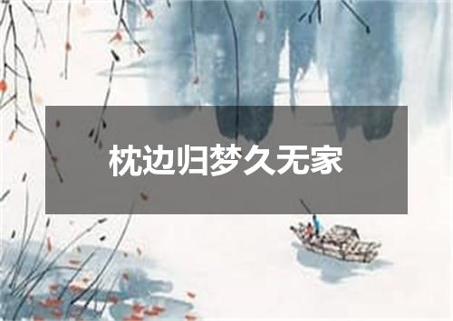 枕边归梦久无家