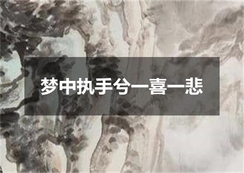 梦中执手兮一喜一悲
