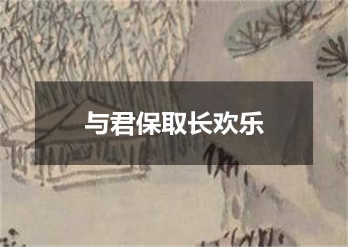 与君保取长欢乐