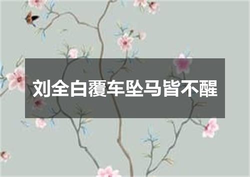 刘全白覆车坠马皆不醒