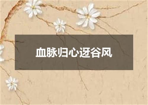 血脉归心迓谷风