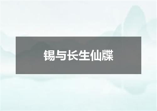 锡与长生仙牒