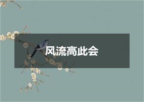 风流高此会