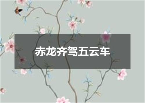赤龙齐驾五云车