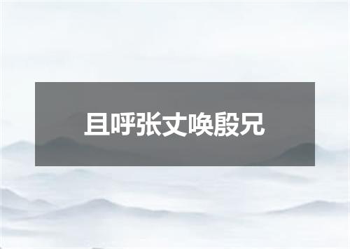 且呼张丈唤殷兄