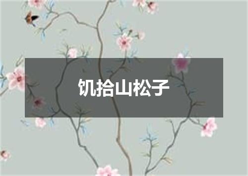 饥拾山松子