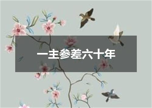 一主参差六十年