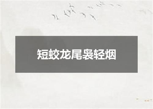 短蛟龙尾袅轻烟