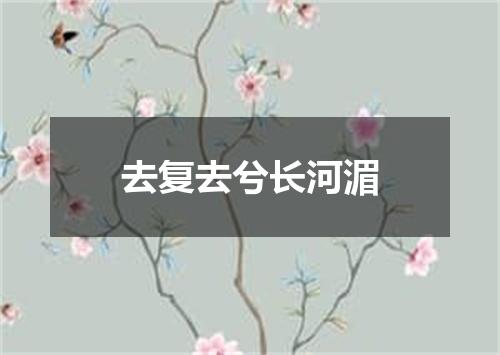去复去兮长河湄
