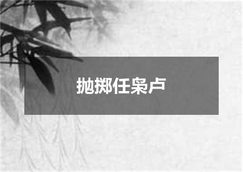 抛掷任枭卢