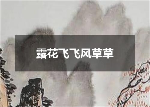 露花飞飞风草草