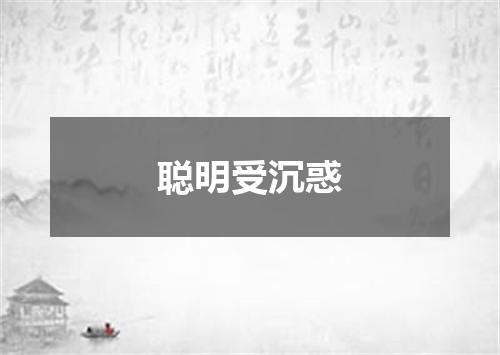 聪明受沉惑
