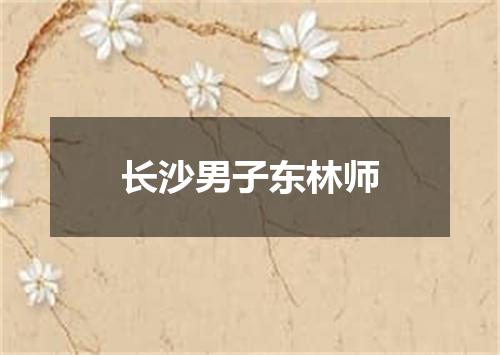 长沙男子东林师