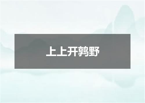 上上开鹑野