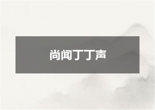 尚闻丁丁声
