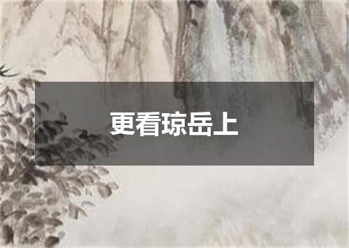 更看琼岳上