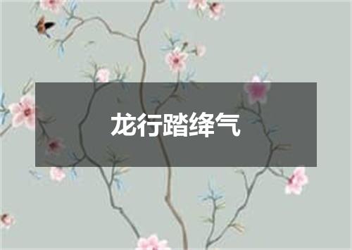 龙行踏绛气