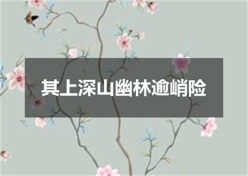 其上深山幽林逾峭险