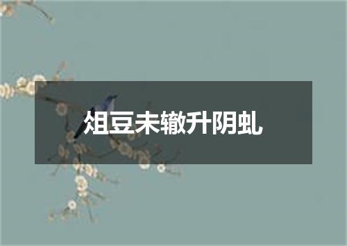 俎豆未辙升阴虬