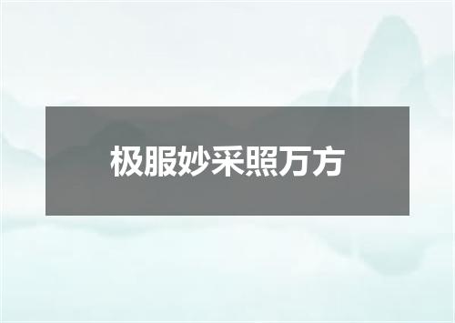 极服妙采照万方
