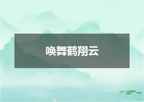 唤舞鹤翔云